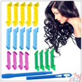 thumbnail image 1 of 20 pzs set De Rizadores Mágicos Para El Cabello-18 De Pelo Y 2 Ganchos Leverag, 1 of 3