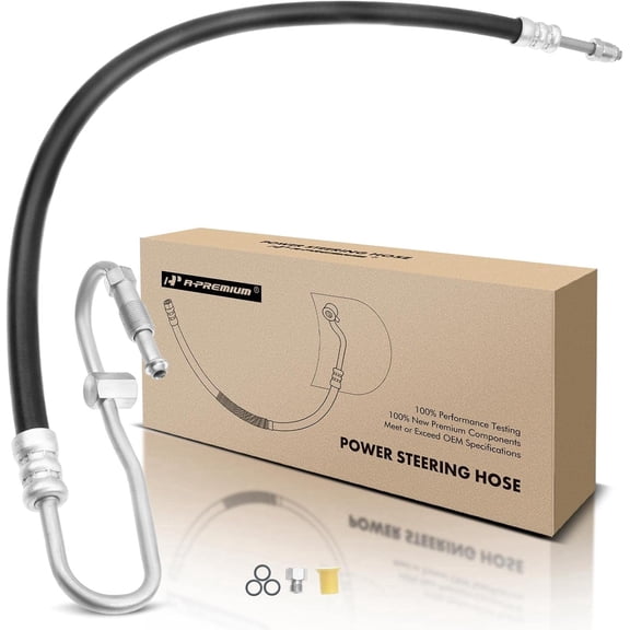 A-Premium Power Steering Pressure Line Hose Assembly Compatible with Dodge Ram 1500 2002-2008 Ram 2500 2003-2008 3.7L 4.7L 5.9L