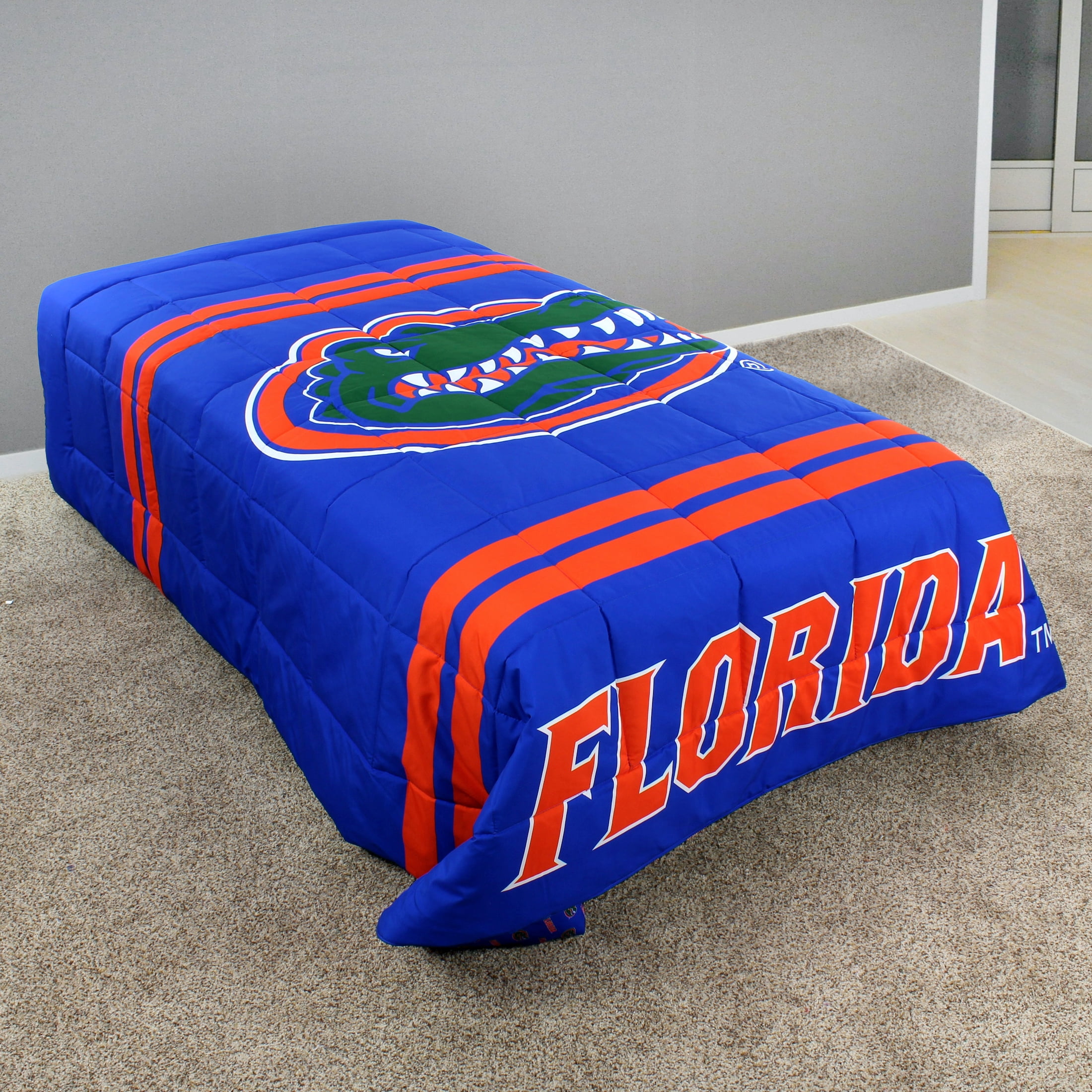 Florida Gators Reversible Big Logo Soft and Colorful Comforter, Full
