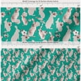 thumbnail image 2 of Soimoi Cotton Voile Fabric Floral & Rabbit Kids Print Fabric by The Yard 42 Inch Wide, 2 of 7