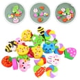 thumbnail image 3 of EeaseCA 50Pcs Mini Erasers Decorative Eraser Toy Cartoon Rubber Kids Eraser Plaything (Random Style), 3 of 8