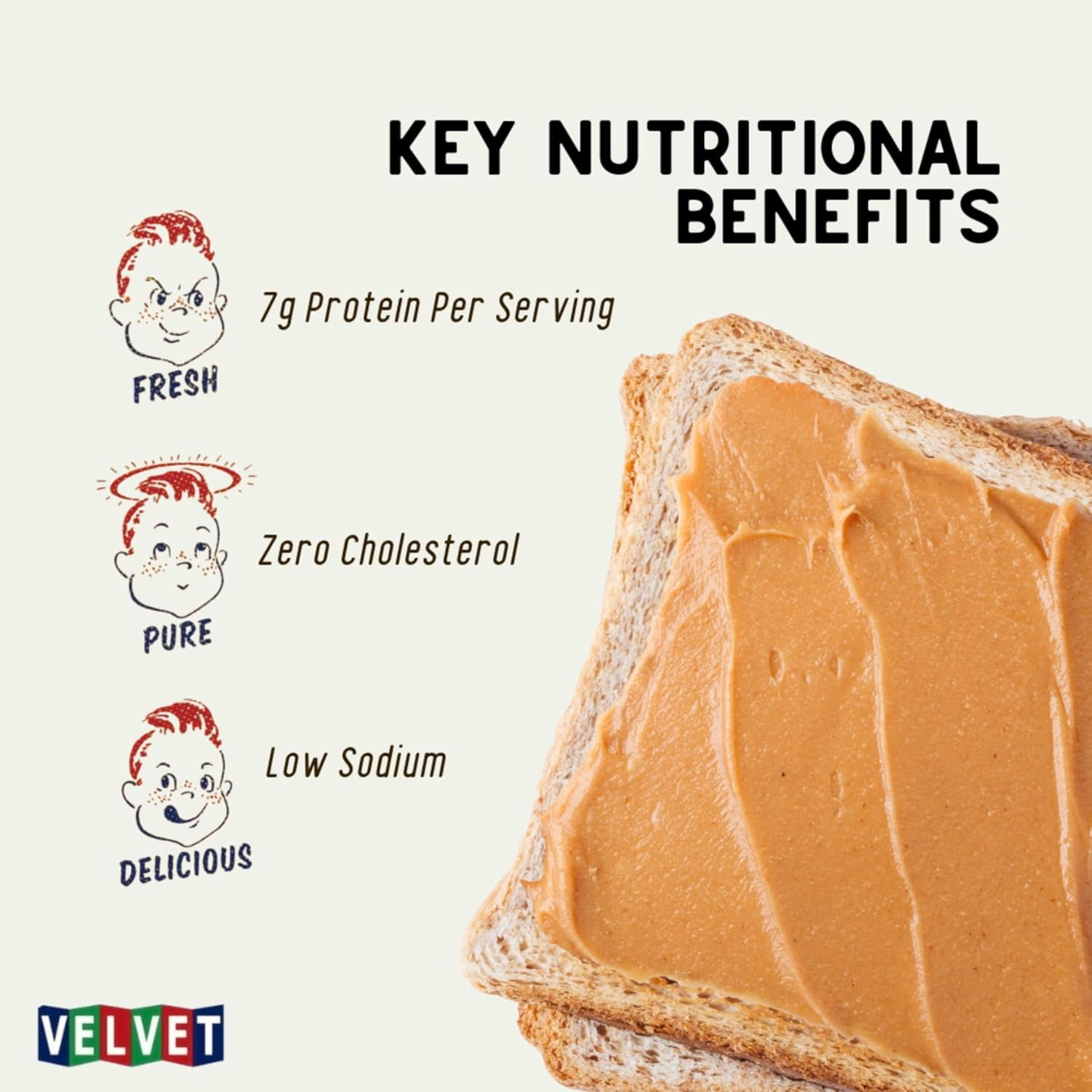 Velvet Peanut Butter Creamy, 12 Pack