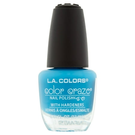 L A Colors Color Craze Aquatic Nail Polish With Hardeners 0 44 Fl L A Colors Color Craze Aquatic Nail Polish With Hardeners 0 44 Fl Oz