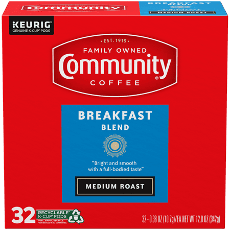 Community Coffee® Breakfast Blend Medium Roast K-Cup Coffee Pods