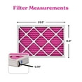 thumbnail image 5 of Colorfil 12x24x1 Odor Removal and Color Changing Pleated AC Furnace Air Filter, MERV 8 (2-Pack), 5 of 7
