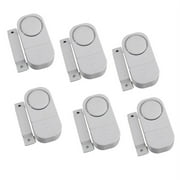 Window Alarm, 6-Pack Mini Wireless Window Door Entry Alarm Burglar Security Alarm System Sensor Protector for Home