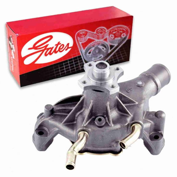 Gates Engine Water Pump compatible with Chevrolet K1500 4.3L 5.0L 5.7L V6 V8 1996-1999