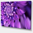 thumbnail image 2 of Art en Forme de Fleur Bleue - Impression sur Toile Florale, 2 of 4