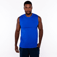 thumbnail image 3 of Men’s Gym Muscle Tank Top 3 Pack Crewneck Sleeveless Workout Top Cotton T-Shirt, 3 of 4