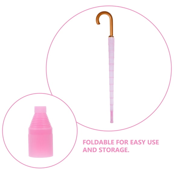 LEXSOMEO Umbrella Cover Stick Umbrella Waterproof Sleeve Umbrella Telescopic Sleeve Reusable Telescopic Telescope Umbrella Sleeve Retractable Umbrella Sleeve Pink