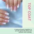 thumbnail image 3 of IMSOHOT Coffin Press on Nails Uñas postizas acrílicas largas Bailarina francesa Uñas postizas Pegamento en uñas Cubierta completa brillante Uñas con purpurina color nude con diseños de corazón rosa 24, 3 of 5