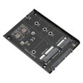 thumbnail image 2 of M.2 NGFF MSATA to SATA3 Adapter Card JBOD Mode 6Gbps SATA 22PIN Interface MSATA Adapter for WIN 7 8 10 11, 2 of 5