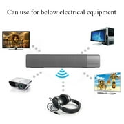 Portable Stereo Music Sound Bar Speaker with Super Bass Wall Mountable Audio Support TF Card and
