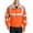 Safety Orange/ Reflective, variant on High Visibility Safety Jacket with Reflective Taping Water Resistant Nylon Shell Fleece Lining Ribbed Cuffs Waistband
