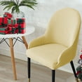 thumbnail image 4 of Funda para silla curvada - Beige grueso Xemadio 222652-2, 4 of 9