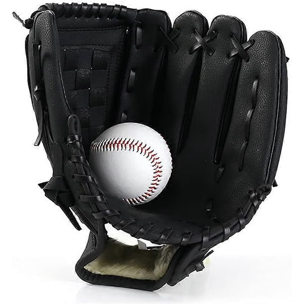 Baseball Gloves, Kids Teens Youth Durable Leather Softball Baseball Pitcher Mitt for Boys Girls Left Hand