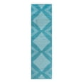 thumbnail image 6 of Unique Loom Kai Collection Area Rug - Warrior (3' 3" x 12' Runner Turquoise/Ivory), 6 of 7