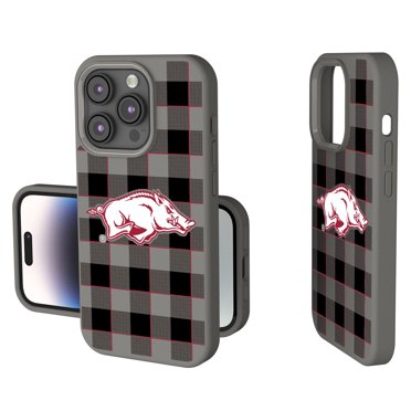 Keyscaper Arkansas Razorbacks Plaid Soft Touch iPhone Case