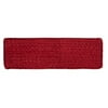 Colonial Mills Simple Chenille Braided Red Area Rugs 8"x28" (SET 13)