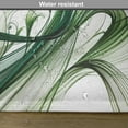 thumbnail image 5 of Ambesonne Green Place Mats Set of 4, Modern Curlicue Leaves Dreamy, Standard Size, White Emerald Teal, 5 of 5