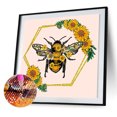 thumbnail image 2 of Bee-Partial Special Shaped Diamond Painting 30*30CM, 2 of 10