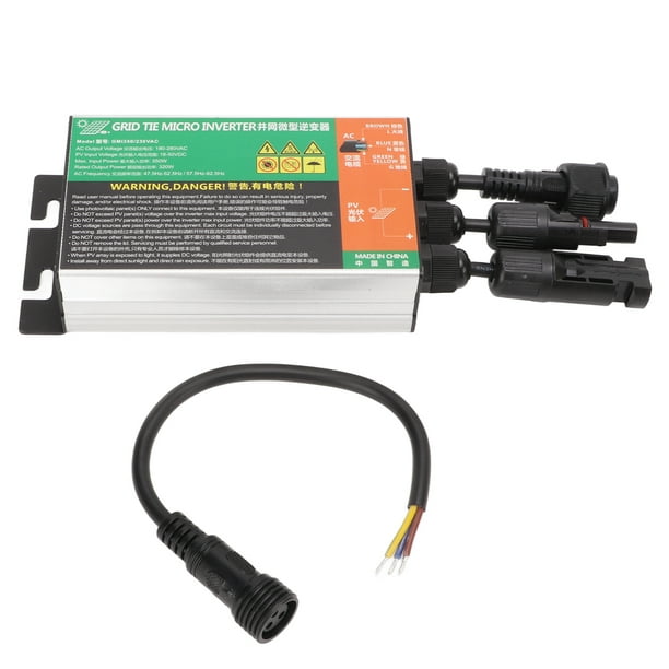 Micro Inverter Solar, IP55 conectado IP55 350W 230V Sine Waving Inverter 0.2 A 1.6kW Resistente A Los Sistemas Solares Pequeños