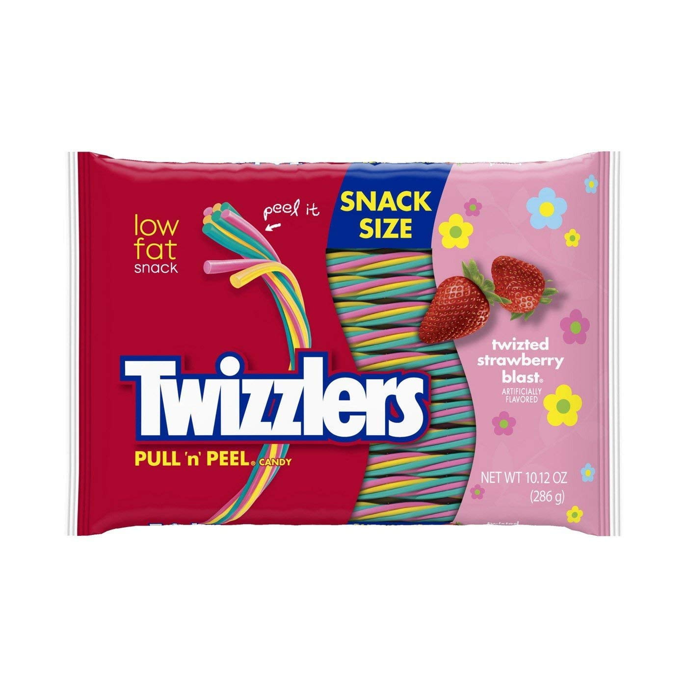 Twizzlers PULL n PEEL Twizted Strawberry Blast Candy 10.12 oz