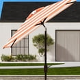 thumbnail image 5 of SAFAVIEH Iris 7.5' Market Crank Square Patio Umbrella, Orange, 5 of 6
