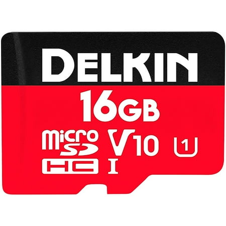 Delkin Devices Secure Digital Card - Delkin Devices DDMSDR50016G 16GB Select microSDHC 500x (V10) Memory Card
