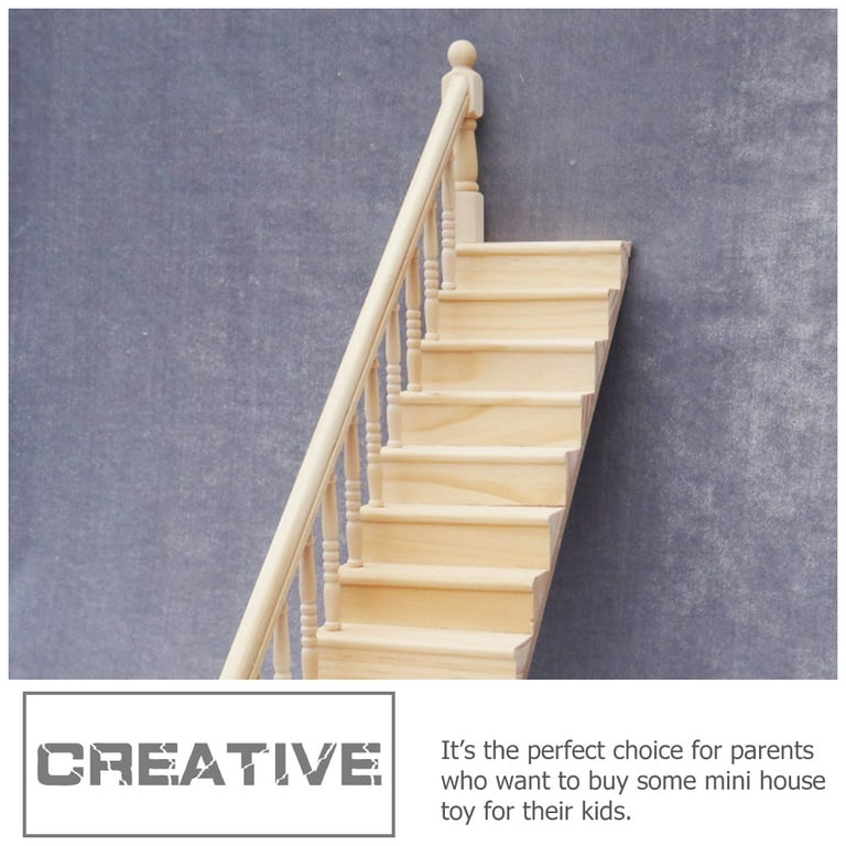 DUMMY CHILDREN「stair case」 Doll House Stairs Simulation Stairs Kids Play Toy Child 23.5