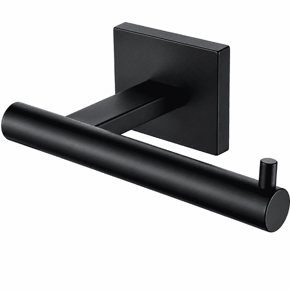 Toilet Paper Holder Sus304 Stainless Steel Matte Black Rustproof Mega Roll Wall Mount Bathroom