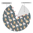 thumbnail image 2 of Picia Cartoon Bulldog 1 Print Christmas Tree Skirt , Christmas Tree Skirt Ornaments for Merry Christmas Holiday Party Decorations Indoor Outdoor-36", 2 of 7
