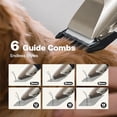 thumbnail image 6 of Dog Hair Clippers for Grooming Kit and Dog Paw Trimmer Nail Grinder for Grooming, Low Noise Rechargeable Cordless, Shaver Grooming Supplies for Pet Cats Dogs, 6 of 6
