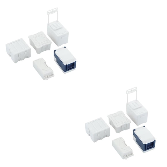 Mini caja de herramientas para coche teledirigido Vogacara CBP184039 2piezas Blanco