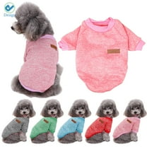 Deago Pet Dog Clothes Knitwear Dog Sweater Fleece Coat Soft Thickening Warm Pup Dogs Shirt Winter Puppy Sweater for Dogs