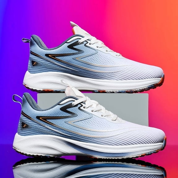Men's Ultra-Lightweight Breathable Mesh Running Shoes, Shock-Absorbing Athletic Sneakers for Sports, Gym, and Casual Wear
