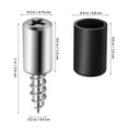 thumbnail image 2 of Qumonin 20pcs Shelf Screws Pegs Shelf Support Self Tapping Screw In Shelf Pegs Furniture Shelf Board Holders With Sleeves, 2 of 6