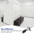 thumbnail image 5 of Uxcell Drawer Lock with Key Alloy Cabinet Lock for Security and Convenience Silver 16mm(5/8"), 5 of 7