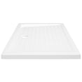 thumbnail image 4 of vidaXL Shower Base Tray with Dots Skid Resistant Shower Receptor White ABS, 4 of 6