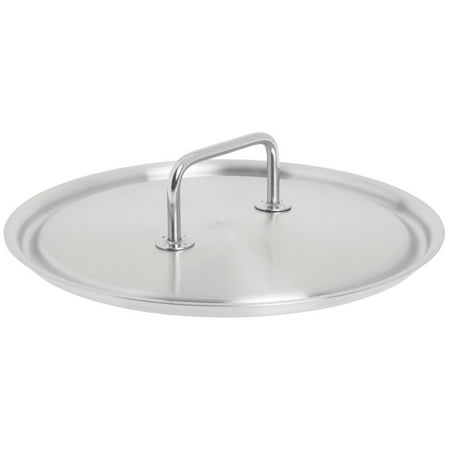 Vollrath 47776 Intrigue 12 5/8" Stainless Steel Cover with Loop Handle