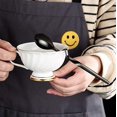 thumbnail image 4 of Cuchara para café expreso, cuchara para mermelada y miel de acero inoxidable, cuchara para remover café con mango curvo, juego de 6, 4 of 5