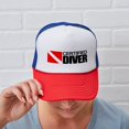 thumbnail image 6 of CafePress - Certified Diver - Adjustable Unisex Printed Trucker Hat with Mesh Back, 6 of 10
