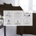 thumbnail image 4 of Kotton Culture Bed Sheets 4 Piece 100% Egyptian Cotton 600 TC Soft Crisp Cooling Cotton Luxury Hotel Sheets with 16" Inch Deep Pocket Snug Fit Sateen Weave (Chocolate,King), 4 of 6
