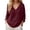 26Red132, variant on WERYOUNG Womens T Shirts Summer Casual Loose Fit Linen Long Sleeve Knit Tee Lightweight T-Shirts For Everyday Wear Breathable Top L