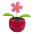 thumbnail image 7 of Fashion Car Ornament Solar Powered Cartoon Vibrant Ornamental Gifts Automobile Dashboard Dancing Flower Swinging Toy For Friend, 7 of 7