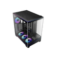 thumbnail image 3 of Gamdias ATLAS P6 CG Black ABS / SPCC / Tempered Glass ATX Mid Tower Computer Case, 3 of 12