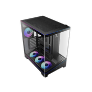 Gamdias ATLAS P6 CG Black ABS / SPCC / Tempered Glass ATX Mid Tower Computer Case