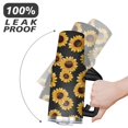 thumbnail image 6 of Black and Yellow Sunflowers 40 Oz Tumbler with Handle Lid and Straw, Stainless Steel Double Walled Vacuum Insulated Cup, Cute Birthday Gifts Tumbler for Women Men Friends, 6 of 7