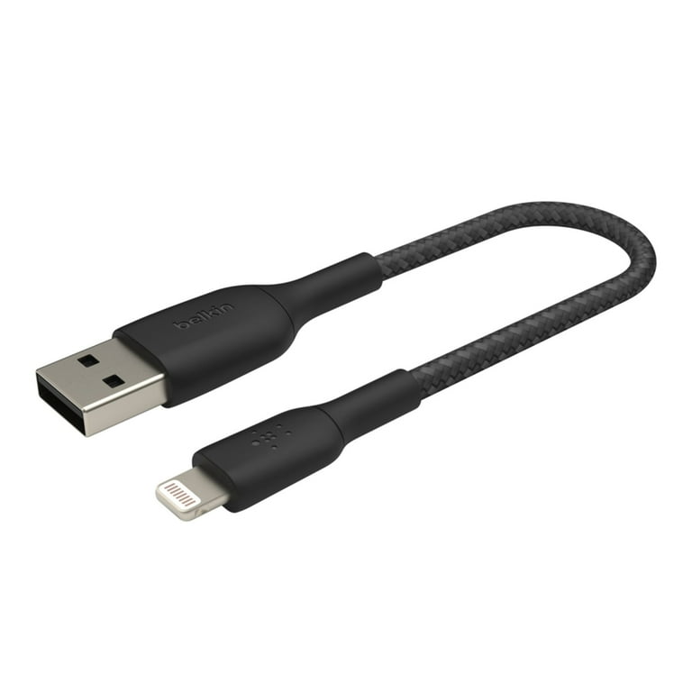 BELKIN BoostCharge MFi-Certified Braided Lightning to USB A Cable