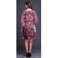 thumbnail image 4 of Bimba Paréo Artistique de Plage Kaftan de Bikini Couvre-Maillot Robe Midi pour Femmes Courte Caftan-S-L, 4 of 5